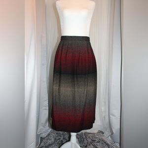Vintage Striped Panther Skirt